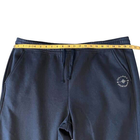 Columbia Sportswear Sweatpants Mens 2XL Dark Blue Logo Pockets Athleisure Gym - Picture 9 of 11
